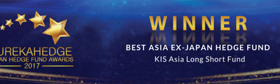 KIS Asia Long Short Fund wins "Best Asia Ex-Japan Hedge Fund" at the Eurekahedge Awards